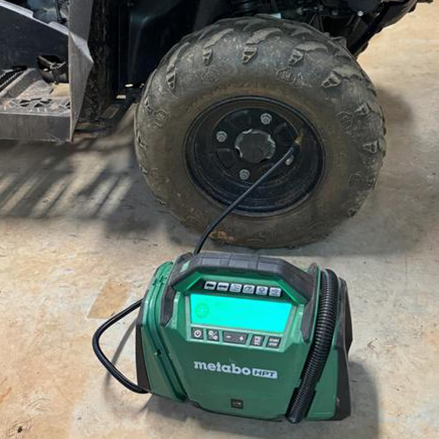 Metabo HPT 18V MultiVolt™ Cordless Dual Function Inflator, Tool Only - No Battery, Portable Air Compressor, UP18DAQ42