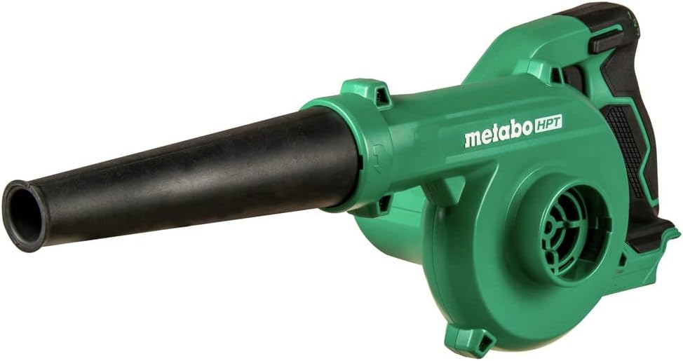 Metabo HPT 18V MultiVolt™ Cordless Li-Ion Compact Blower Tool Only - No Battery Variable Speed 3 Speed Selector to Reduce Fatigue 124 CFM 213 MPH Lifetime Tool Warranty RB18DCQ4 Metabo HPT 18V MultiVolt™ Cordless Li-Ion Compact Blower | Tool Only - No Battery | Variable Speed | 3 Speed Selector to Reduce Fatigue | 124 CFM | 213 MPH | Lifetime Tool Warranty | RB18DCQ4