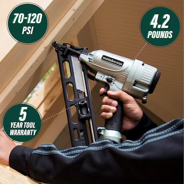 Metabo HPT 2-1 2-in 15-Gauge Pneumatic Angled Finish Nailer3_11zon