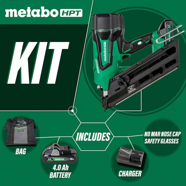 Metabo HPT 3-1 2-in 30-Degree Cordless Framing Nailer (Battery and Charger Included)4_11zon
