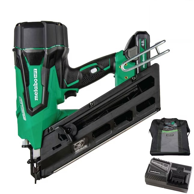 Metabo HPT 3-1 2-in 30-Degree Cordless Framing Nailer (Battery and Charger Included)_11zon Metabo HPT NR1890DCST 3-1/2-in 30-Degree Cordless Framing Nailer (Battery and Charger Included)