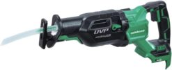 Metabo HPT 36V MultiVolt Cordless Reciprocating Saw | User Vibration Protection | Tool Body Only | CR36DAQ4, Green
