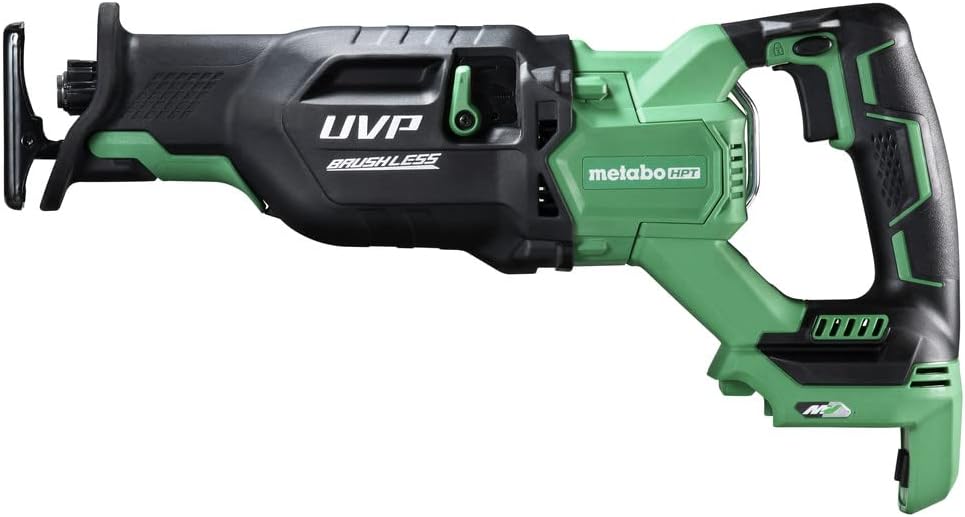 Metabo HPT 36V MultiVolt Cordless Reciprocating Saw User Vibration Protection Tool Body Only CR36DAQ4, Green2
