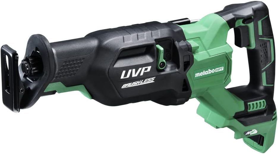 Metabo HPT 36V MultiVolt Cordless Reciprocating Saw User Vibration Protection Tool Body Only CR36DAQ4, Green4