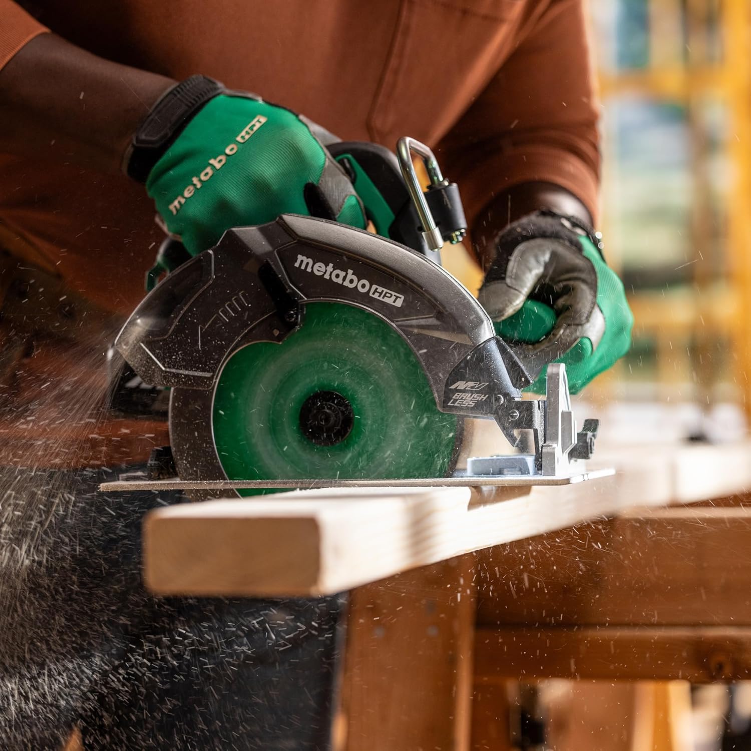 Metabo HPT 36V MultiVolt™ Circular Saw, 7-1 4-Inch, Torque Boost Technology, Tool Body Only, Optional AC Adapter Available, C3607DBQ47