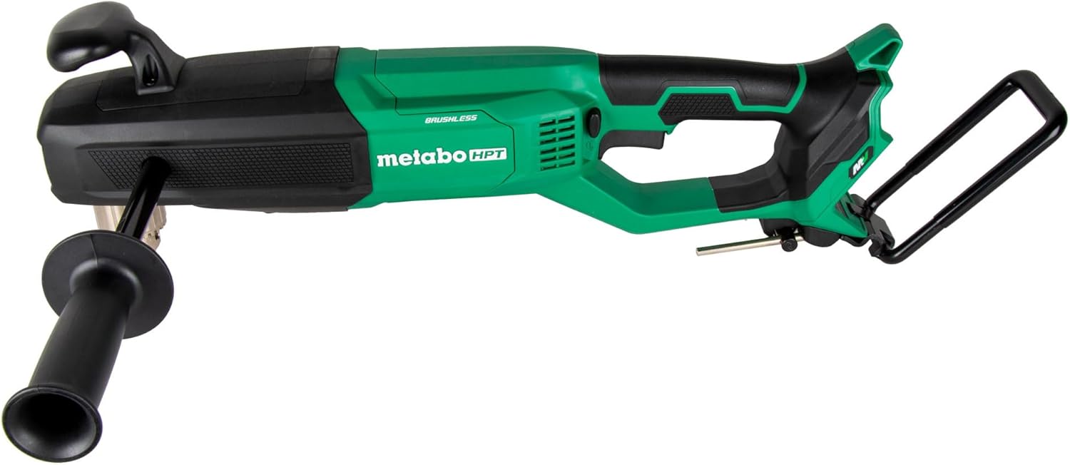 Metabo HPT 36V MultiVolt™ Cordless Right Angle Drill Kit Tool Only - No Battery Reactive Force Control Lifetime Tool Warranty D36DYAQ40