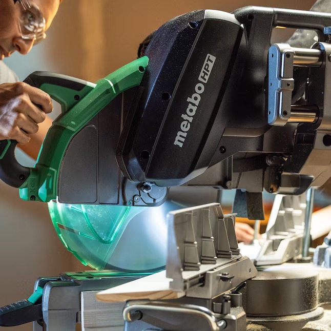 Metabo HPT C12RSH3 12-in 15-Amp Dual Bevel Sliding Compound Corded Miter Saw11_11zon