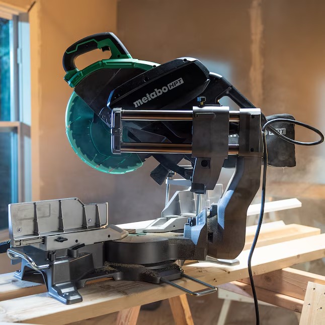 Metabo HPT C12RSH3 12-in 15-Amp Dual Bevel Sliding Compound Corded Miter Saw123_11zon
