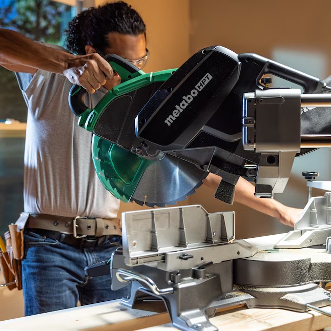 Metabo HPT C12RSH3 12-in 15-Amp Dual Bevel Sliding Compound Corded Miter Saw16_11zon