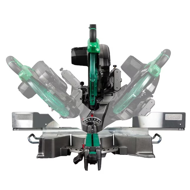Metabo HPT C12RSH3 12-in 15-Amp Dual Bevel Sliding Compound Corded Miter Saw19_11zon