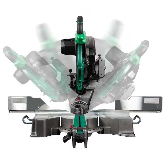 Metabo HPT C12RSH3 12-in 15-Amp Dual Bevel Sliding Compound Corded Miter Saw2_11zon