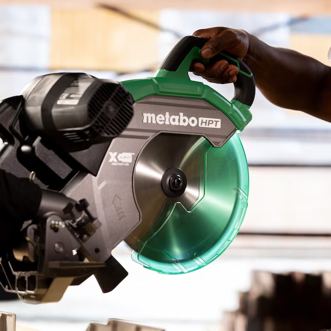 Metabo HPT C12RSH3 12-in 15-Amp Dual Bevel Sliding Compound Corded Miter Saw3_11zon
