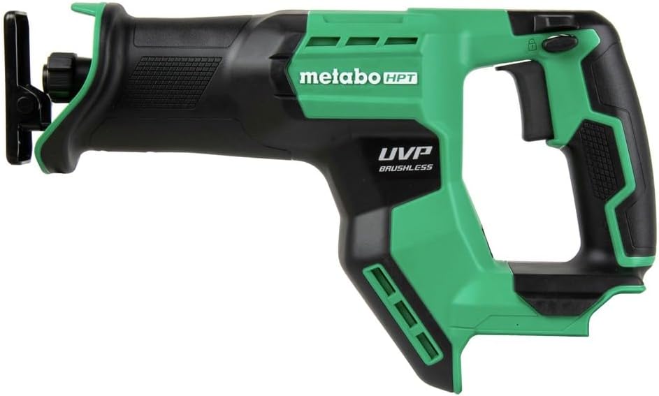 Metabo HPT Cordless 18V MultiVolt™ Compact Reciprocating Saw Tool Only - No Battery 4 Speed Modes User Vibration Protection Lifetime Tool Warranty CR18DMAQ48
