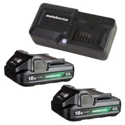 Metabo HPT UC18YKSLSM MultiVolt 18-V 2-Pack Lithium-ion Battery and Charger