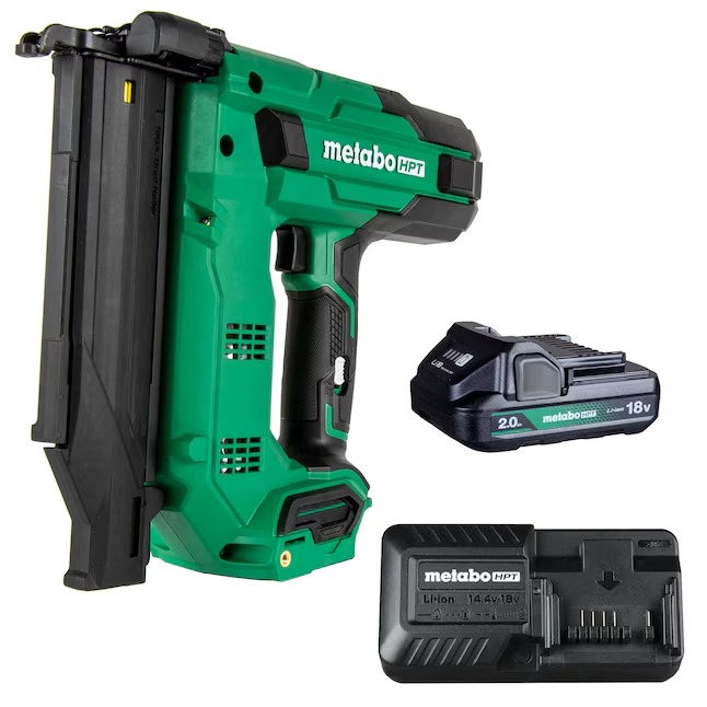Metabo HPT MultiVolt 2-in 18-Gauge Cordless Brad Nailer (Battery and Charger Included)_11zon Metabo HPT NT1850DGM MultiVolt 2-in 18-Gauge Cordless Brad Nailer (Battery and Charger Included)