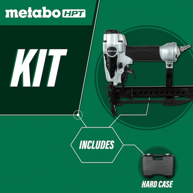 Metabo HPT N3804AB3 18-Gauge 1 4-in Narrow Crown Finish Pneumatic Stapler6_11zon