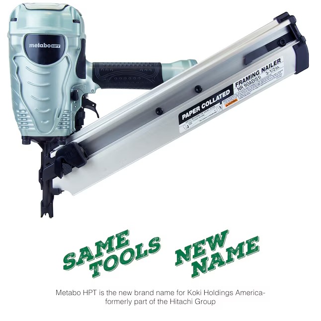 Metabo HPT NR90ADS1 3-1 2-in 30-Degree Pneumatic Framing Nailer-_11zon