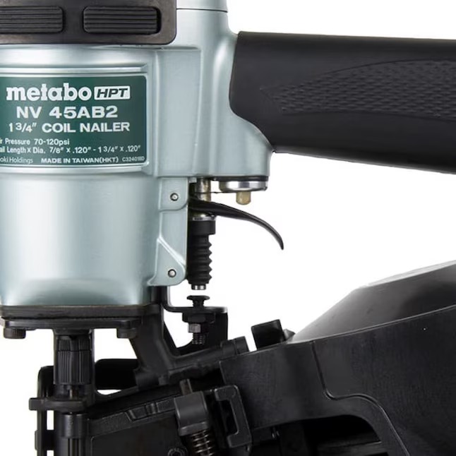 Metabo HPT NV45AB2M 1-3 4-in 15-Degree Pneumatic Coil Corded Roofing Nailer2_11zon