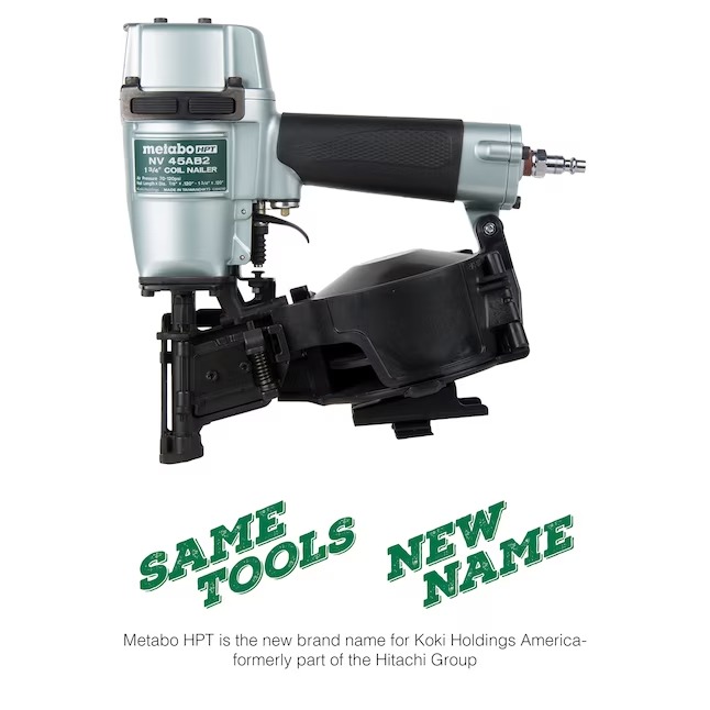 Metabo HPT NV45AB2M 1-3 4-in 15-Degree Pneumatic Coil Corded Roofing Nailer9_11zon