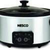 Nesco DSC-4-25, Digital Slow Cooker, 4 Quart, Silver