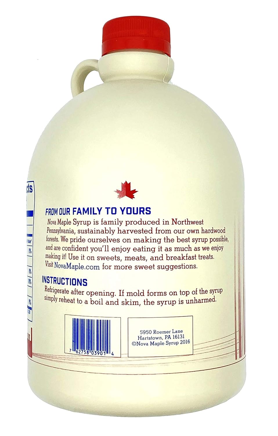 Nova Maple Syrup - Pure Grade-A Maple Syrup (Gallon)3