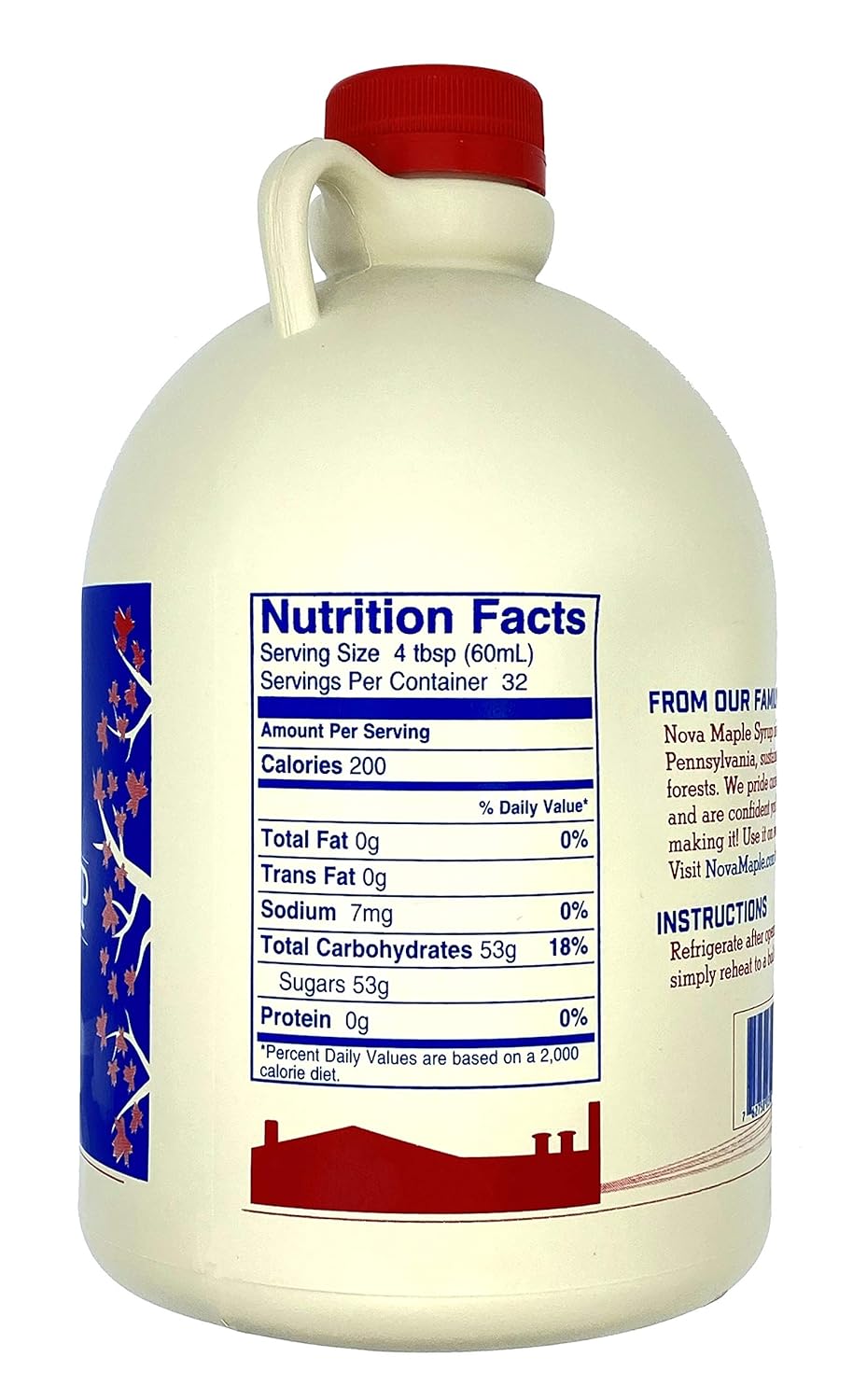 Nova Maple Syrup - Pure Grade-A Maple Syrup (Half Gallon)3