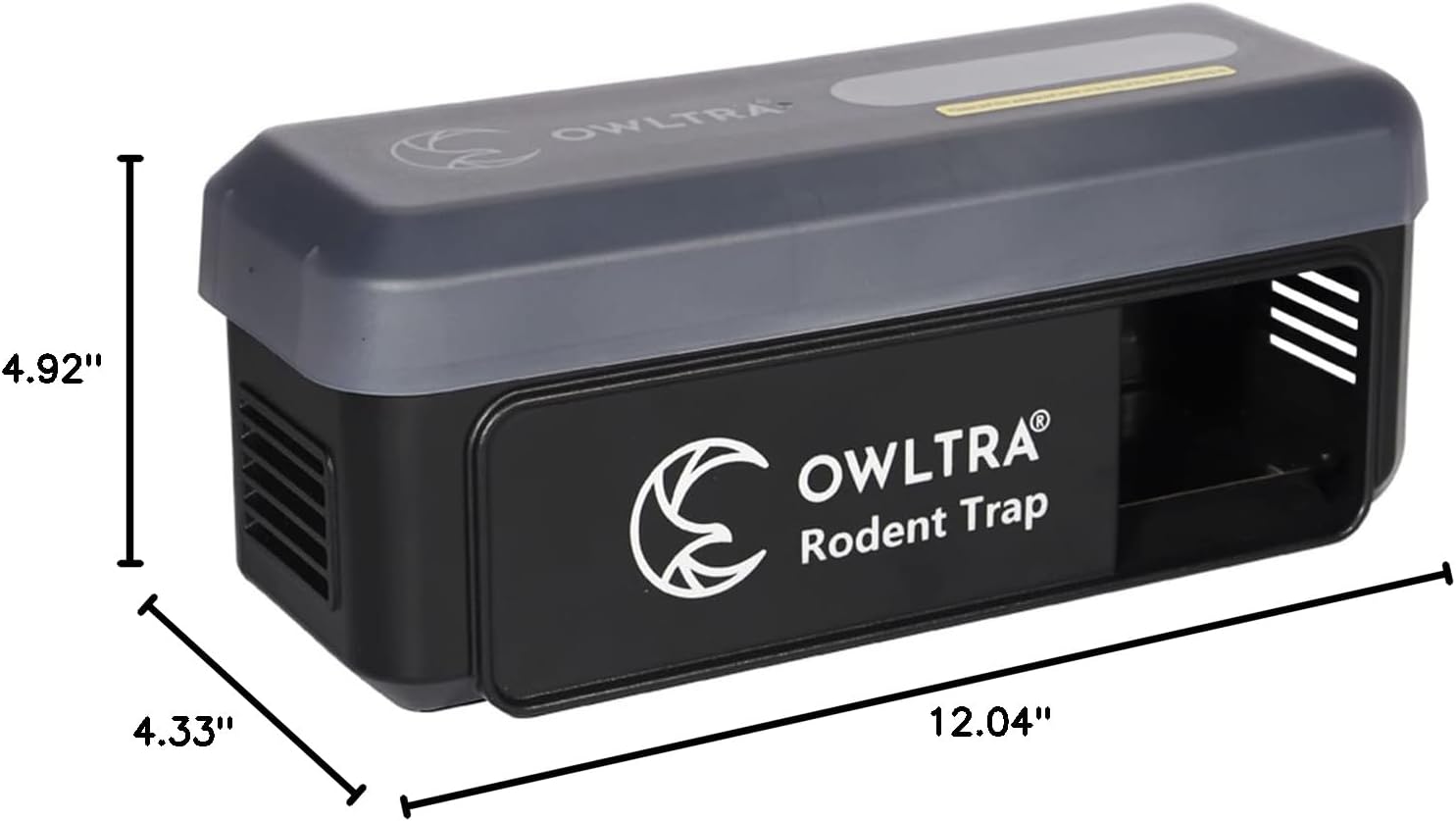 OW-7 in-Outdoor Electric Rodent Trap, Instant Kill Mouse & Rat Zapper with Waterproof Cover, Sound & Light Alarm, and Batteries or USB Power Source, Waterproof Grade IPX4, Black9