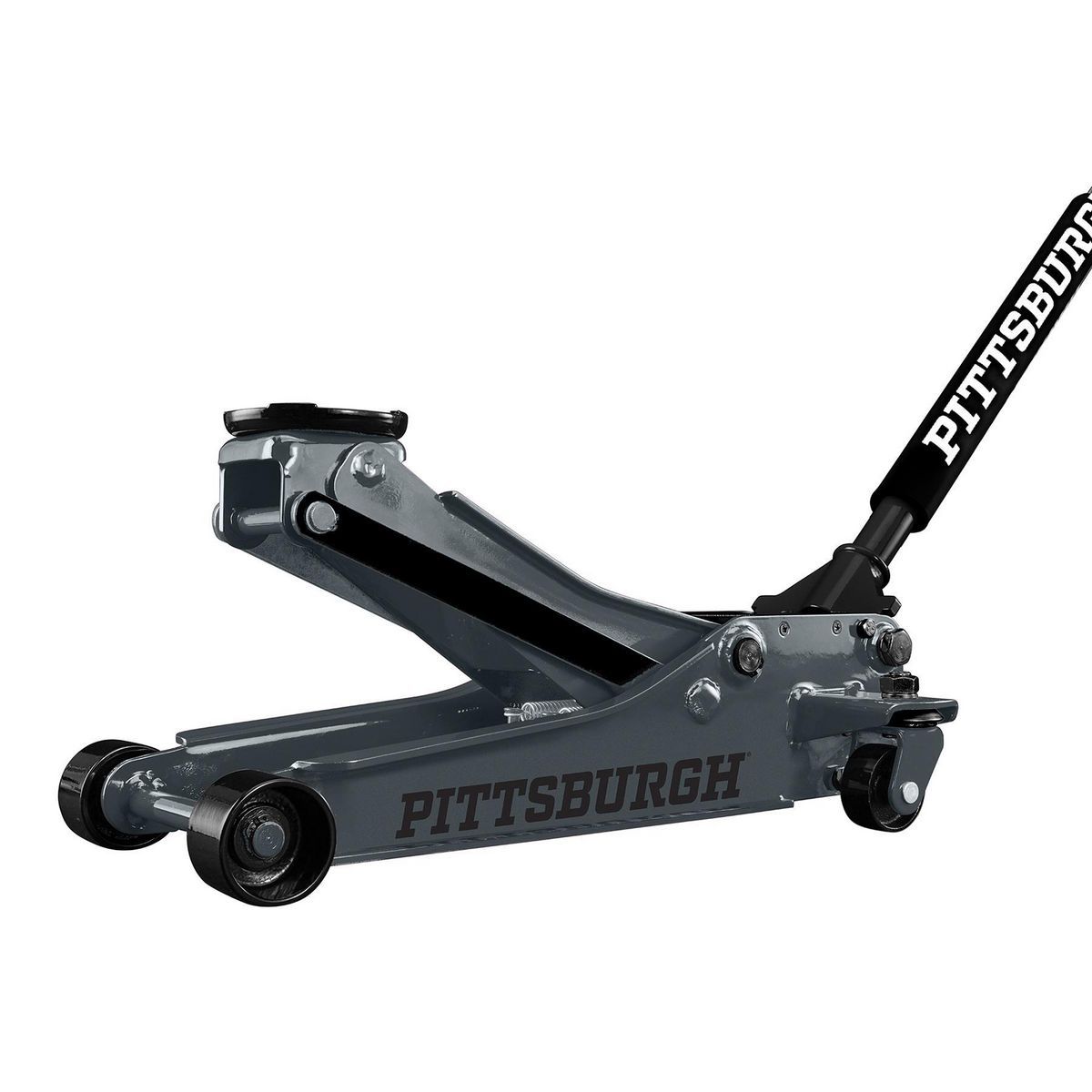 PITTSBURGH 2 Ton Low-Profile Floor Jack with RAPID PUMP, Slate Gray8