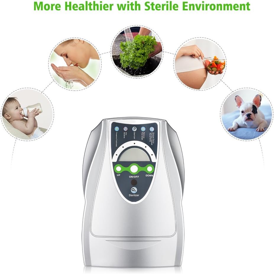 Portable Ozone Generator,Multipurpose Ozone Machine with Timer for Home,Room,Office,Hunting1