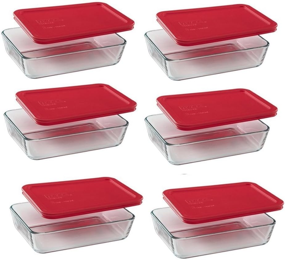 Pyrex 3-Cup Rectangle Food Storage Container Pyrex 3-Cup Rectangle Food Storage Container