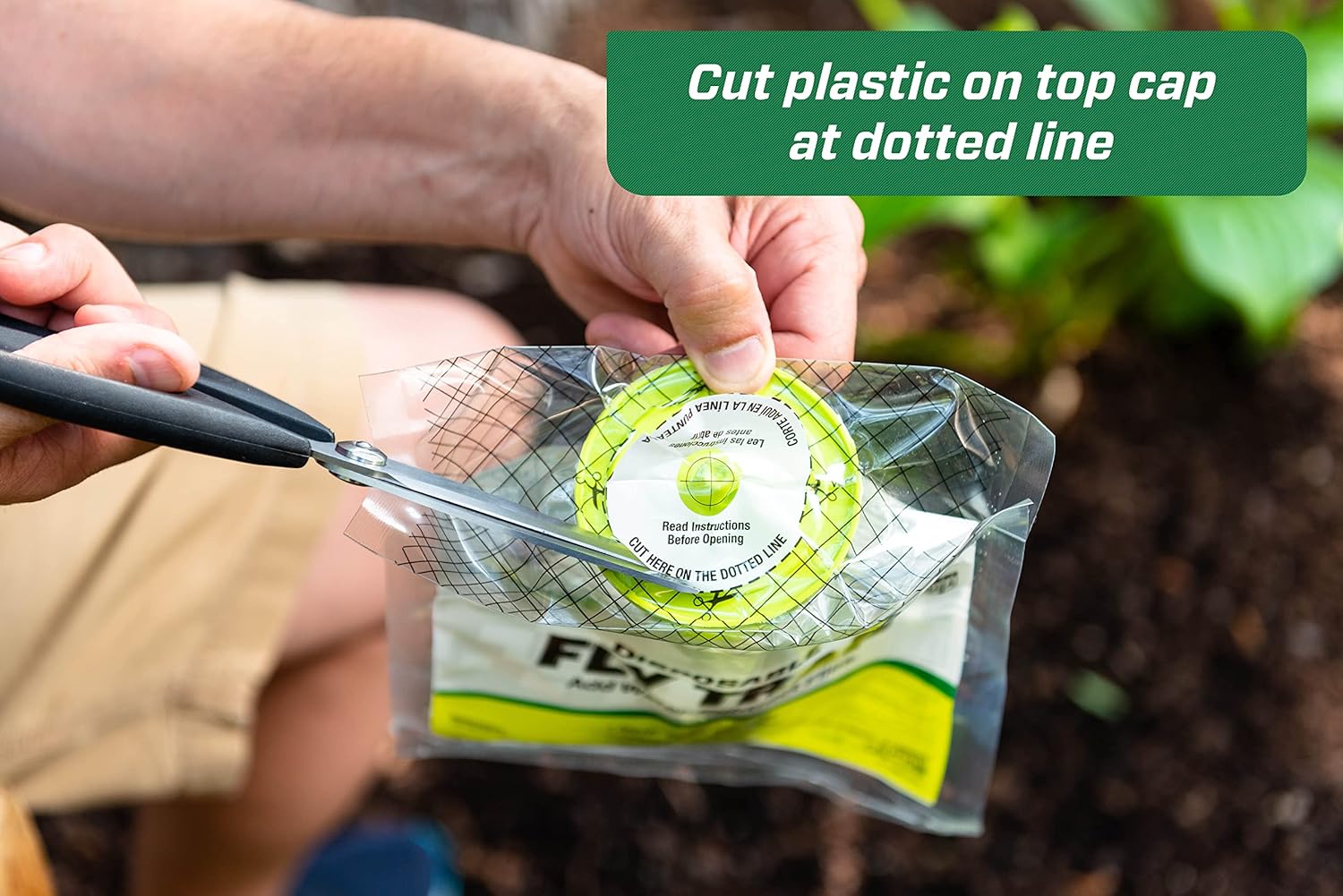 RESCUE! Outdoor Disposable Hanging Fly Trap - 8 Traps1