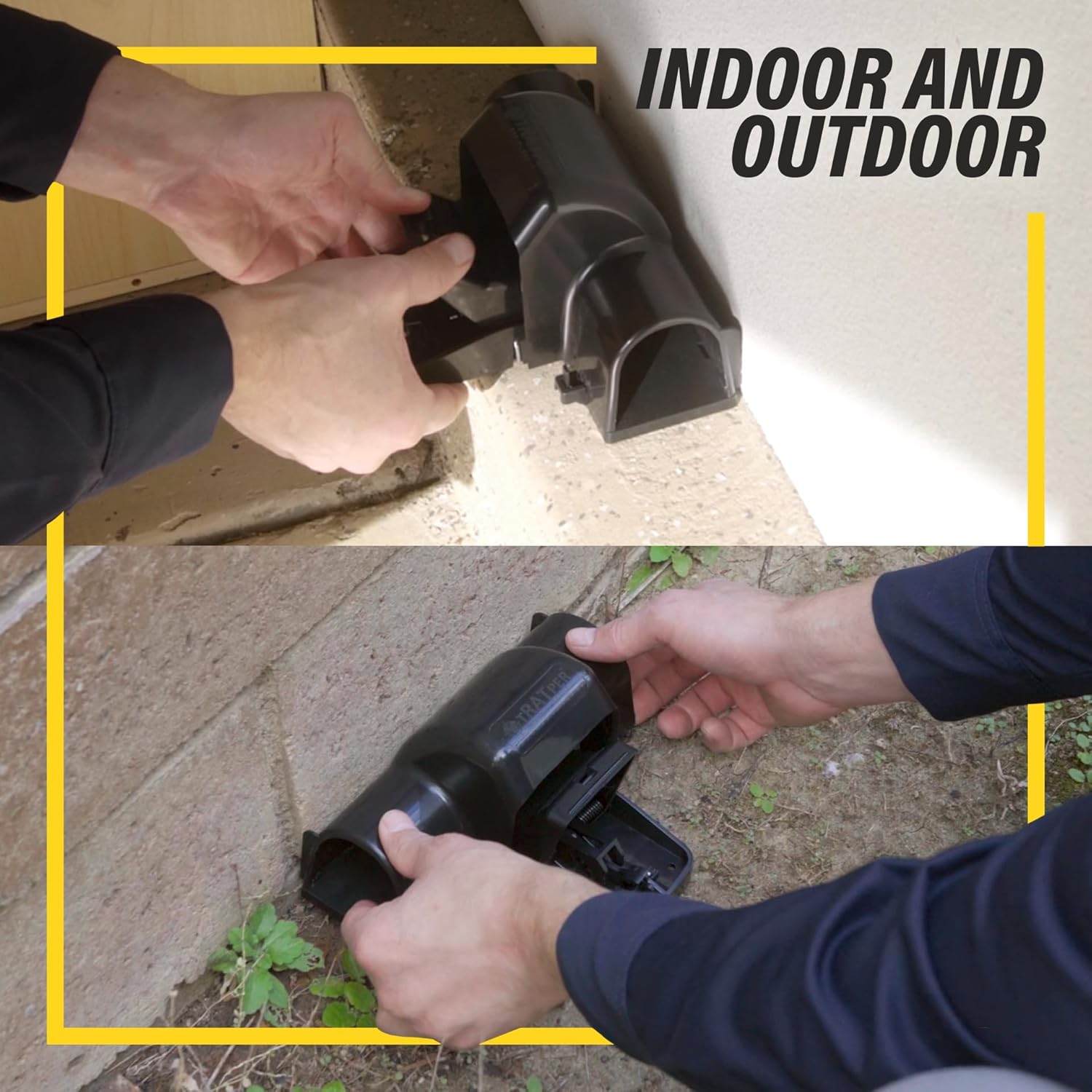 Rat and Chipmunk Traps. Prevents Accidental Triggering with Dual Tunneled Design. Covered Snap Traps for Humane Kill, Reusable, Pest Control for Rats, Indoor & Outdoor Use. 4 Pack-0
