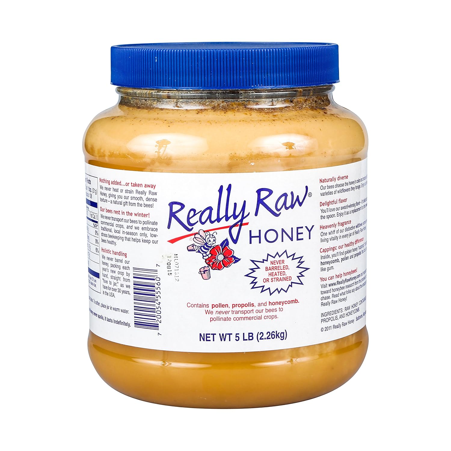 Really Raw Honey, Totally Unprocessed, 5-Pound1