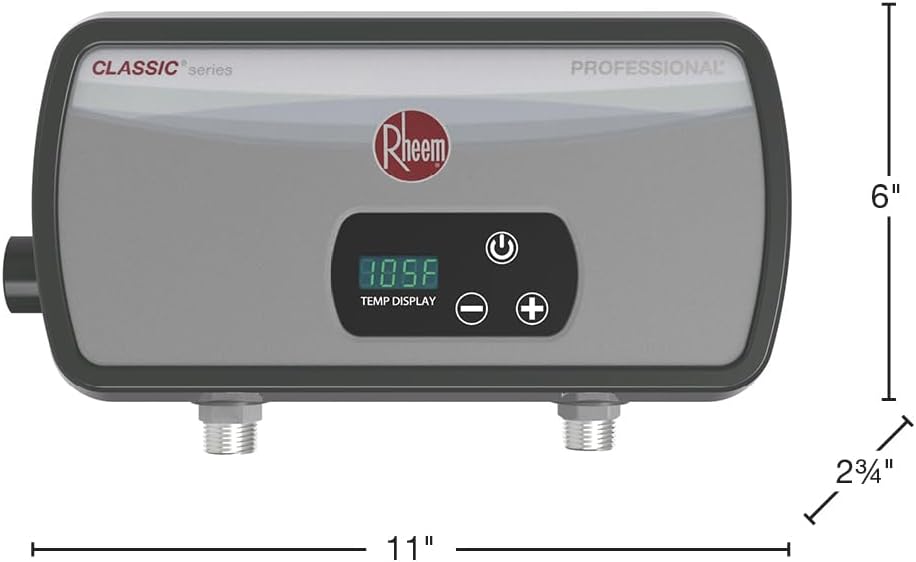 Rheem 3.5kW 120V Point of Use Thermostatic Tankless Electric Water Heater8