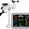 Sainlogic Wireless Weather Station with Outdoor Sensor,Weather Forecast, Temperature,Air Pressure,Humidity,Wind Gauge,Rain Gauge,PC Export Data Software（Windows OS）