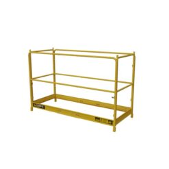 ScaffoldMart 3 or 4 Sided Guard Rail Steel 3.5-ft H x 3 or 4 Sided Guard Rail 200-lb Capacity Baker Scaffold (MFGRSET3)