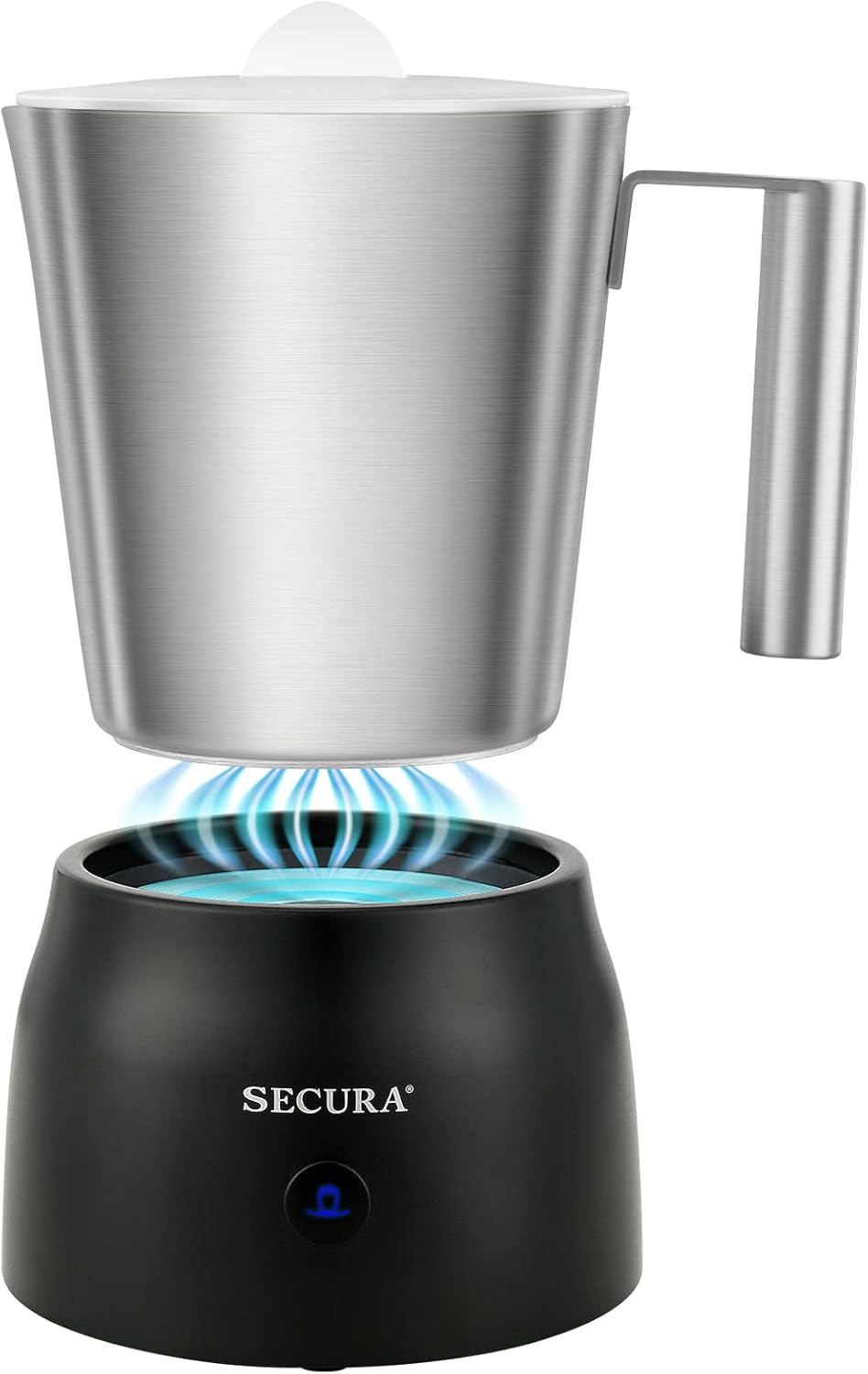 Secura Detachable Milk Frother, 17oz Electric Milk Steamer Stainless Steel, Automatic Hot Cold Foam and Hot Chocolate Maker with Dishwasher Safe, 120V Secura Detachable Milk Frother, 17oz Electric Milk Steamer Stainless Steel, Automatic Hot/Cold Foam and Hot Chocolate Maker with Dishwasher Safe, 120V