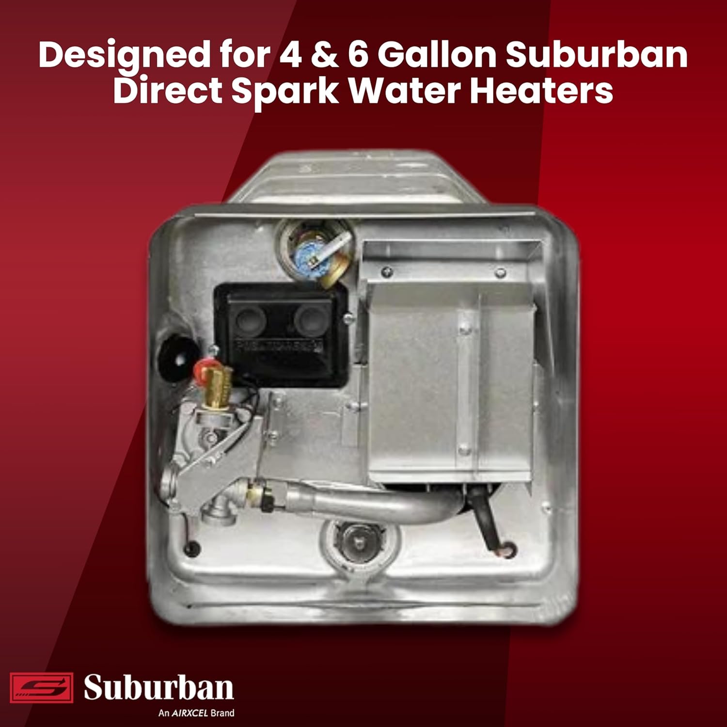 Suburban Water Heater Access Door 6255APW - Flush Mount3