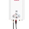 Tankless Water Heater, GASLAND Outdoors BE158 1.58GPM 6L Portable Gas, Propane Water Heater, Overheating Protection, Easy to Install, Use for RV Cabin Barn Camping Boat, White