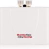 Thermoflow 110V~120V Mini Tankless Water Heater Electric Point of Use On Demand Instant Hot Water Heater Under Sinks Wall Mounted, CSA Certified 3.5kW Hard Wired