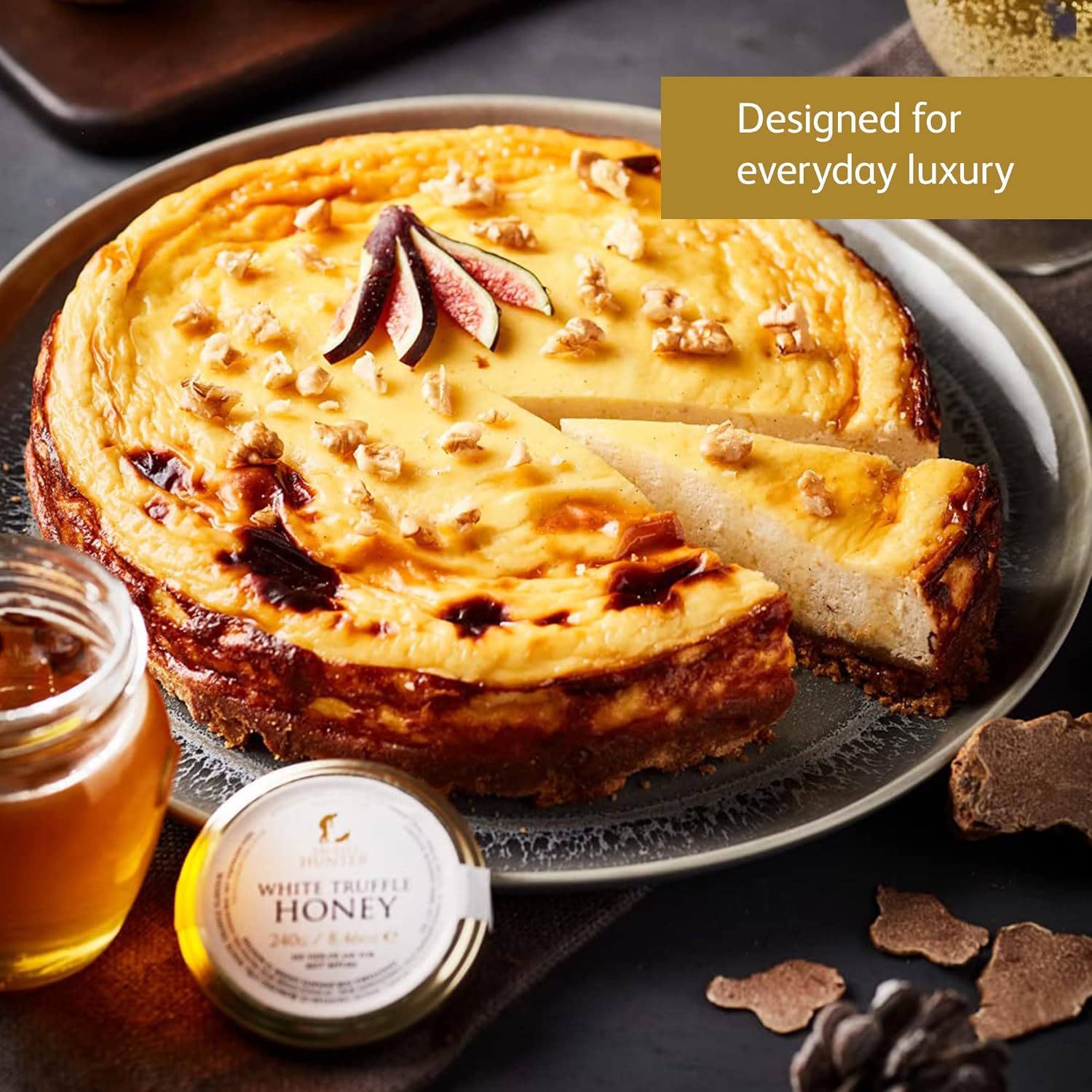 TruffleHunter - White Truffle Honey - Acacia Honey Condiment - 8.46 Oz4