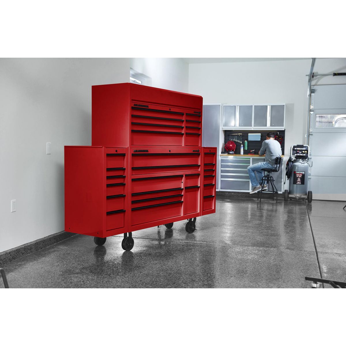 U.S. GENERAL 15 in. End Cabinet, Series 3, Red5