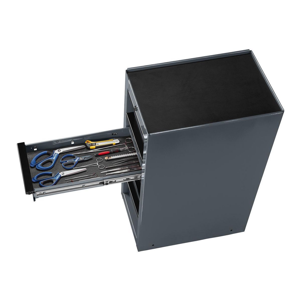 U.S. GENERAL 15 in. End Cabinet, Series 3, Slate Gray5