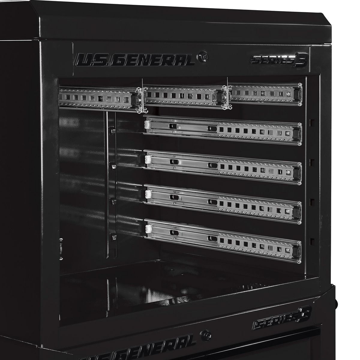U.S. GENERAL 27 in. x 22 in. Top Chest, Series 3, Black16