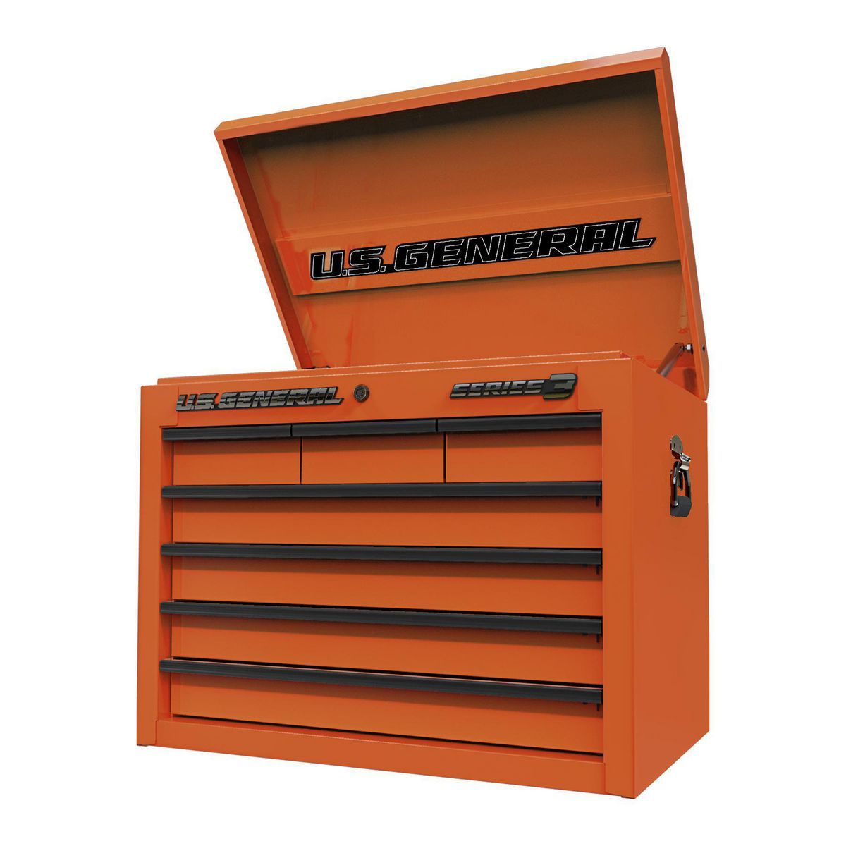 U.S. GENERAL 27 in. x 22 in. Top Chest, Series 3, Orange U.S. GENERAL 27 in. x 22 in. Top Chest, Series 3, Orange
