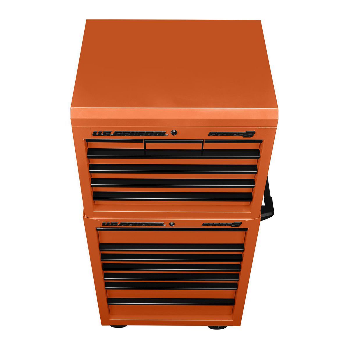 U.S. GENERAL 27 in. x 22 in. Top Chest, Series 3, Orange9