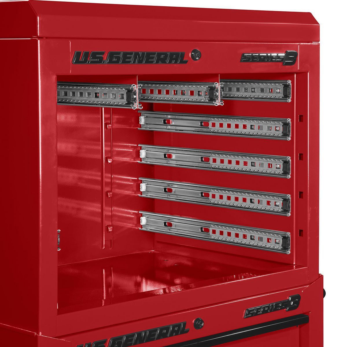 U.S. GENERAL 27 in. x 22 in. Top Chest, Series 3, Red12