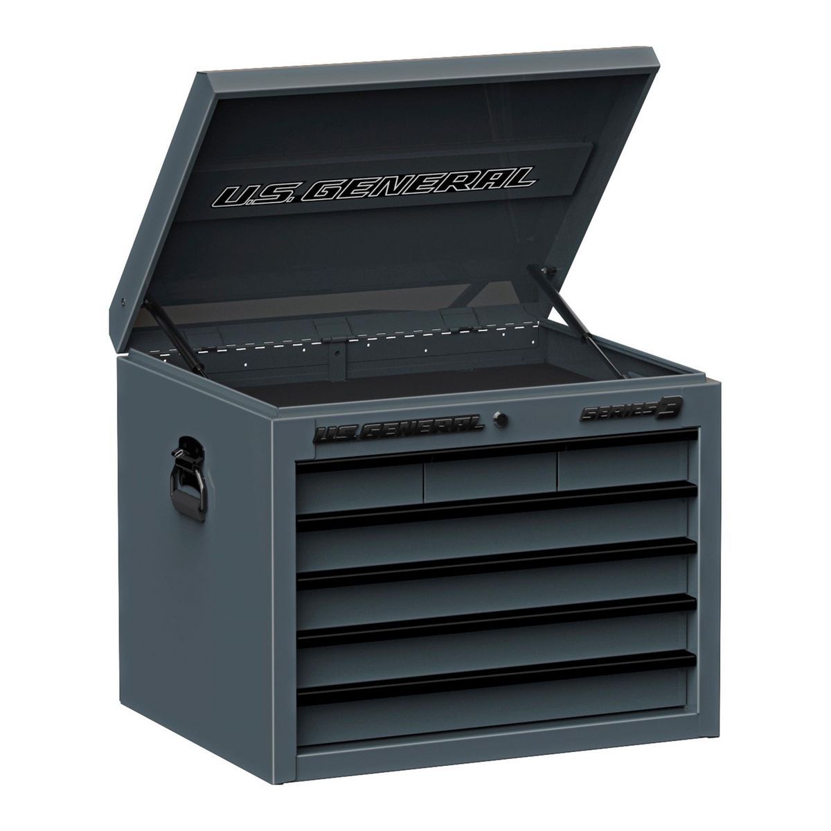 U.S. GENERAL 27 in. x 22 in. Top Chest, Series 3, Slate Gray1