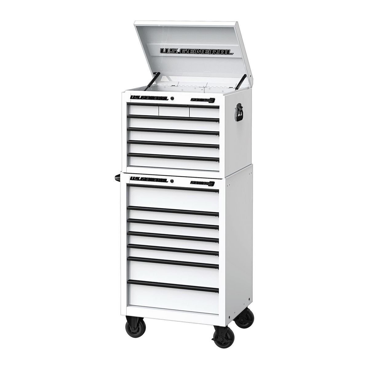 U.S. GENERAL 27 in. x 22 in. Top Chest, Series 3, White0