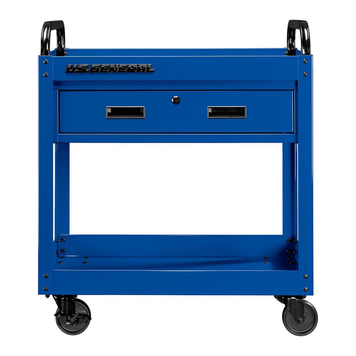 U.S. GENERAL 30 in., 1-Drawer Service Cart, Blue6